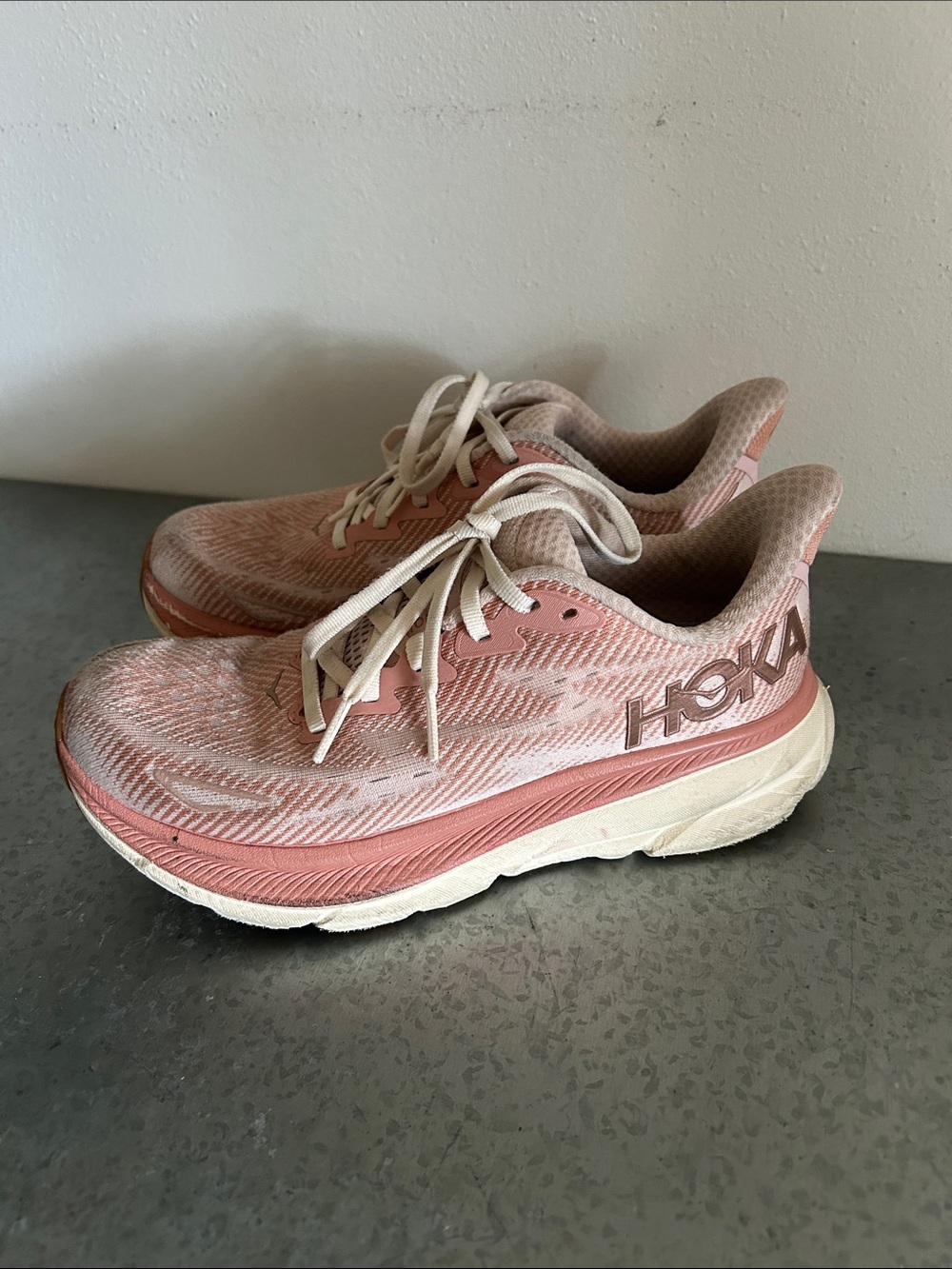 Hoka Women's Clifton Blush Pink Athletic Running Shoes